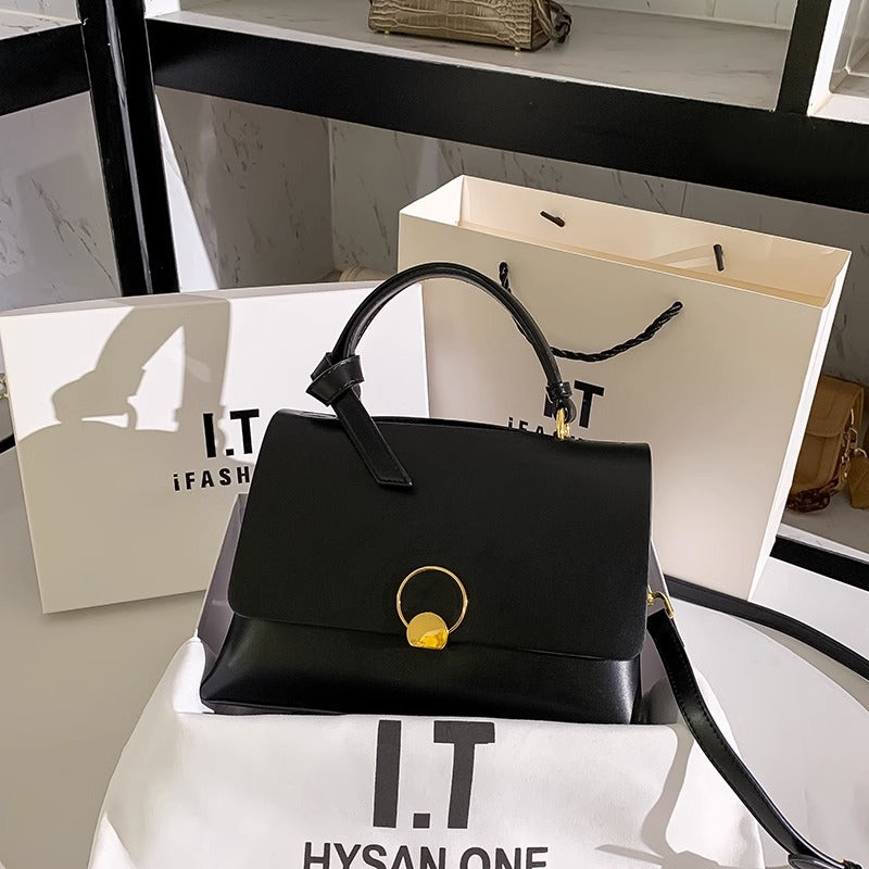 牛皮手提包女单肩斜挎气质手提通勤包腋下包女送妈妈送闺蜜的礼物