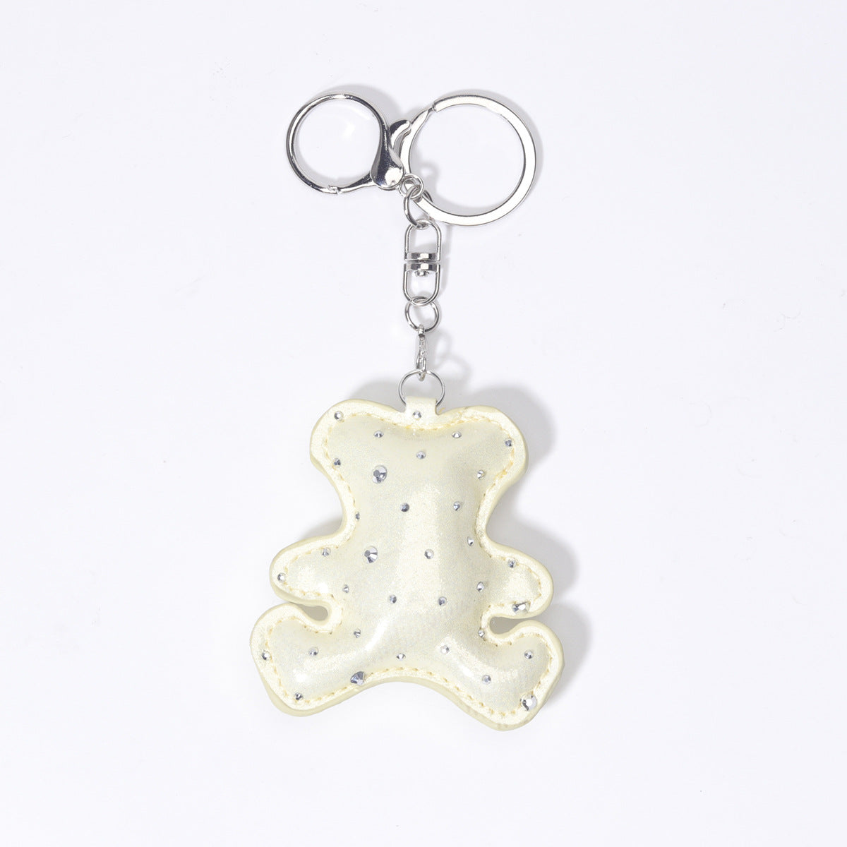 工厂批发定制时尚热销豹纹小花包扣仿真皮挂饰挂件钥匙扣装饰品