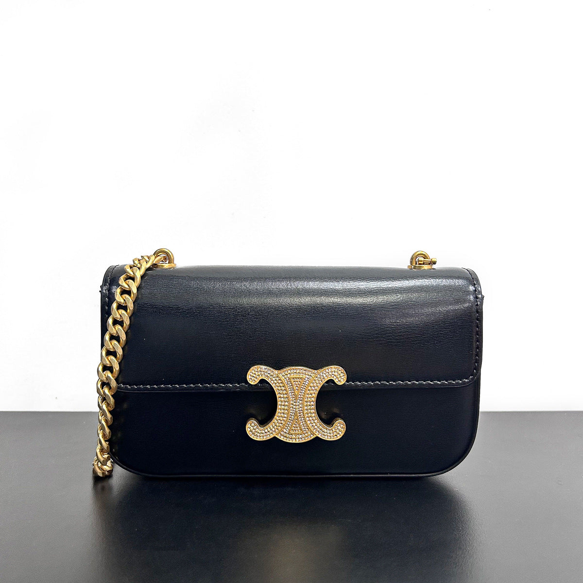 凯旋门包包复古腋下包豆腐包女2023新款单肩链条法棍包甜酷