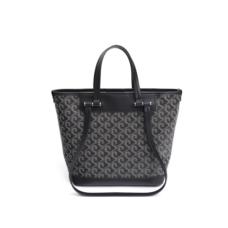 简约通勤小众大容量单肩包新款狗牙时尚百搭托特包女士休闲手提包