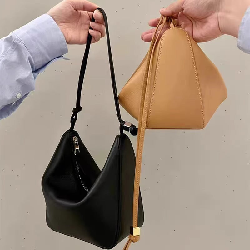 小众设计ins包包女高版 新款大容量单肩斜挎手提包时尚百搭吊床包