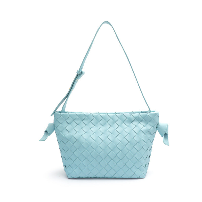 网红时尚休闲新款创意手工编织包包女百搭潮流小众单肩斜挎腋下包