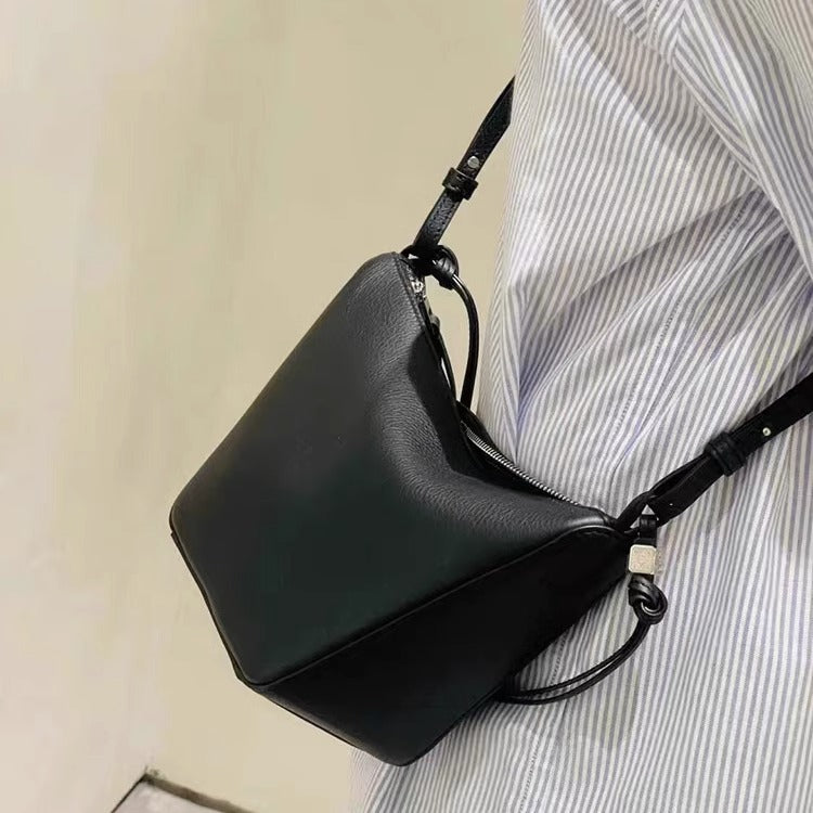 小众设计ins包包女高版 新款大容量单肩斜挎手提包时尚百搭吊床包