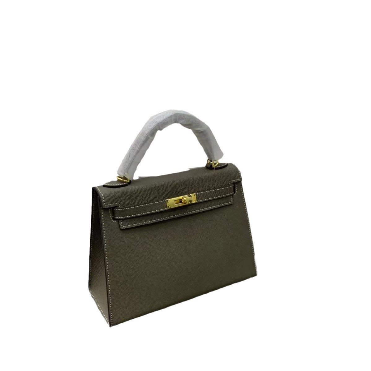 手提包新款2024潮流时尚百搭凯利包质感手掌纹手机包单肩斜挎包女