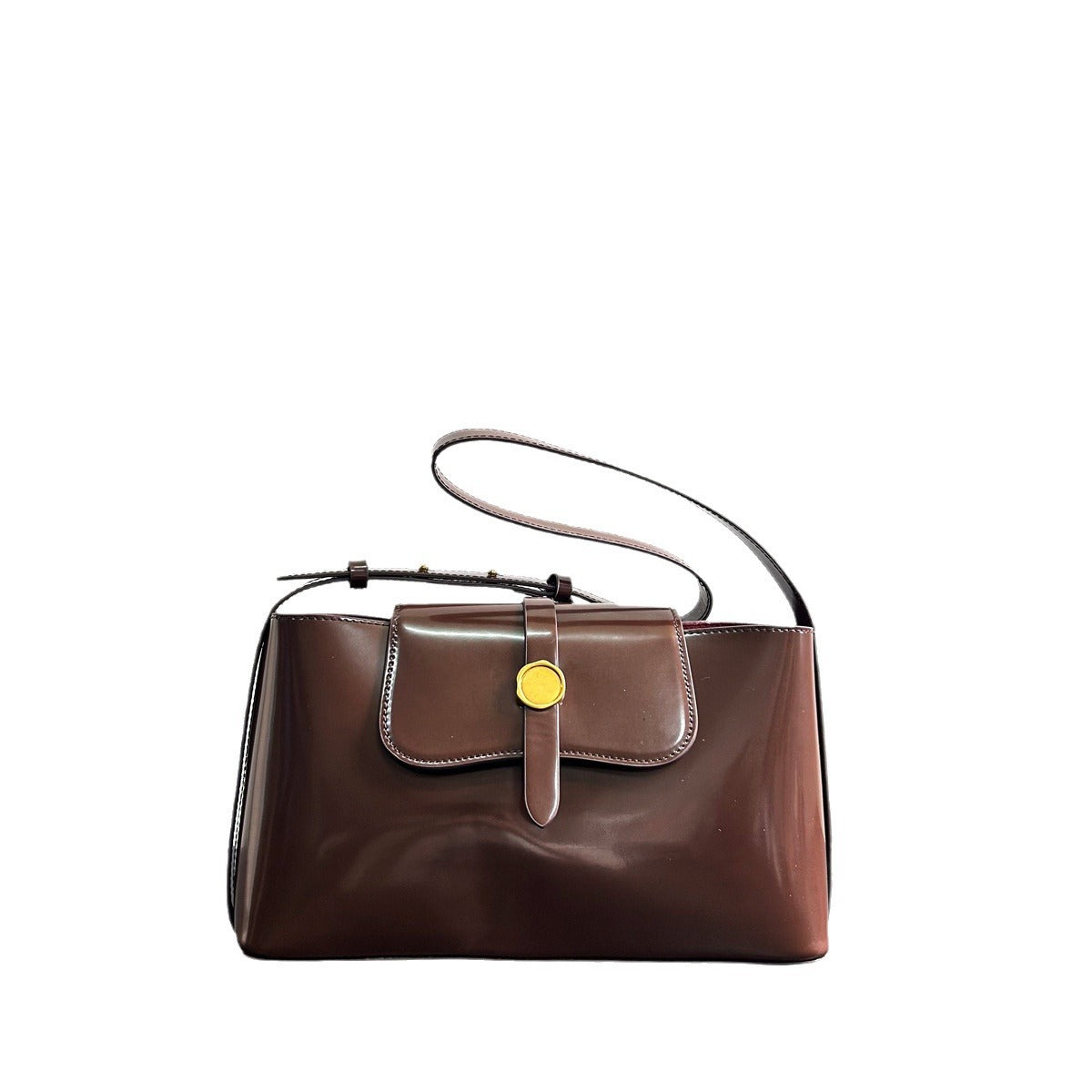 韩国2023小众牛皮腋下手提包可斜挎有延长肩带百搭休闲真皮牛皮