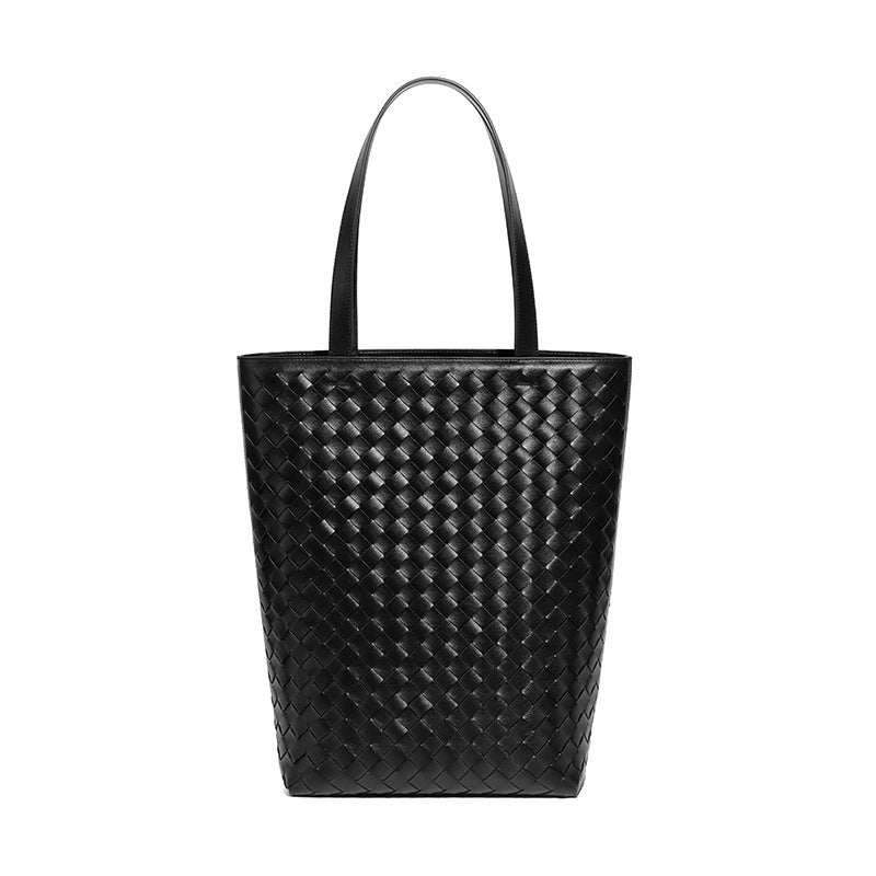 欧美潮流定制手工编织包包复古单肩托特包大容量手提包百搭子母包