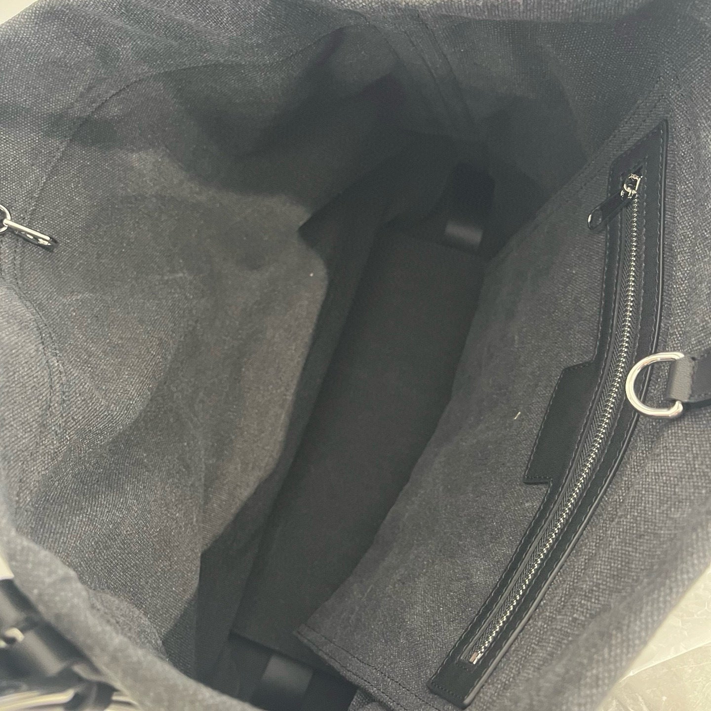 2025春夏新款网红同款时尚百搭帆布托特极简灰色设计单肩包包大包