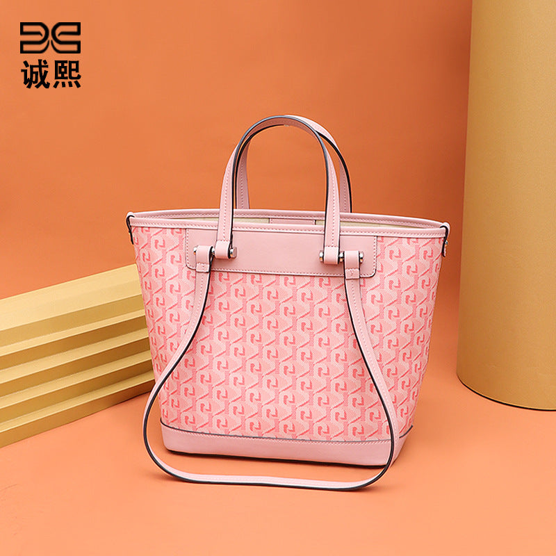 简约通勤小众大容量单肩包新款狗牙时尚百搭托特包女士休闲手提包