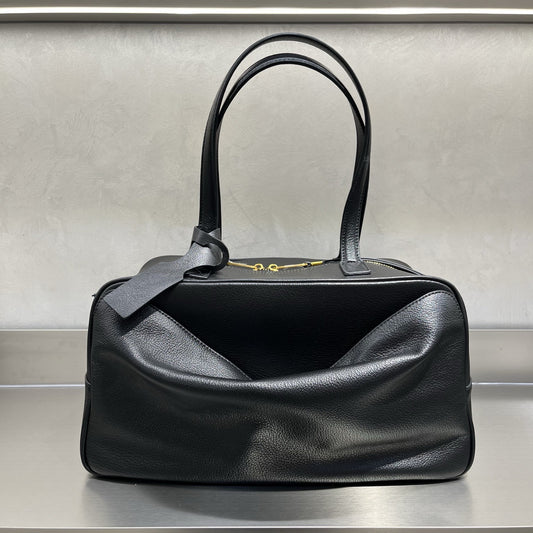 复古保龄球包2025新款小众高级感手提包通勤单肩腋下包包时尚女包