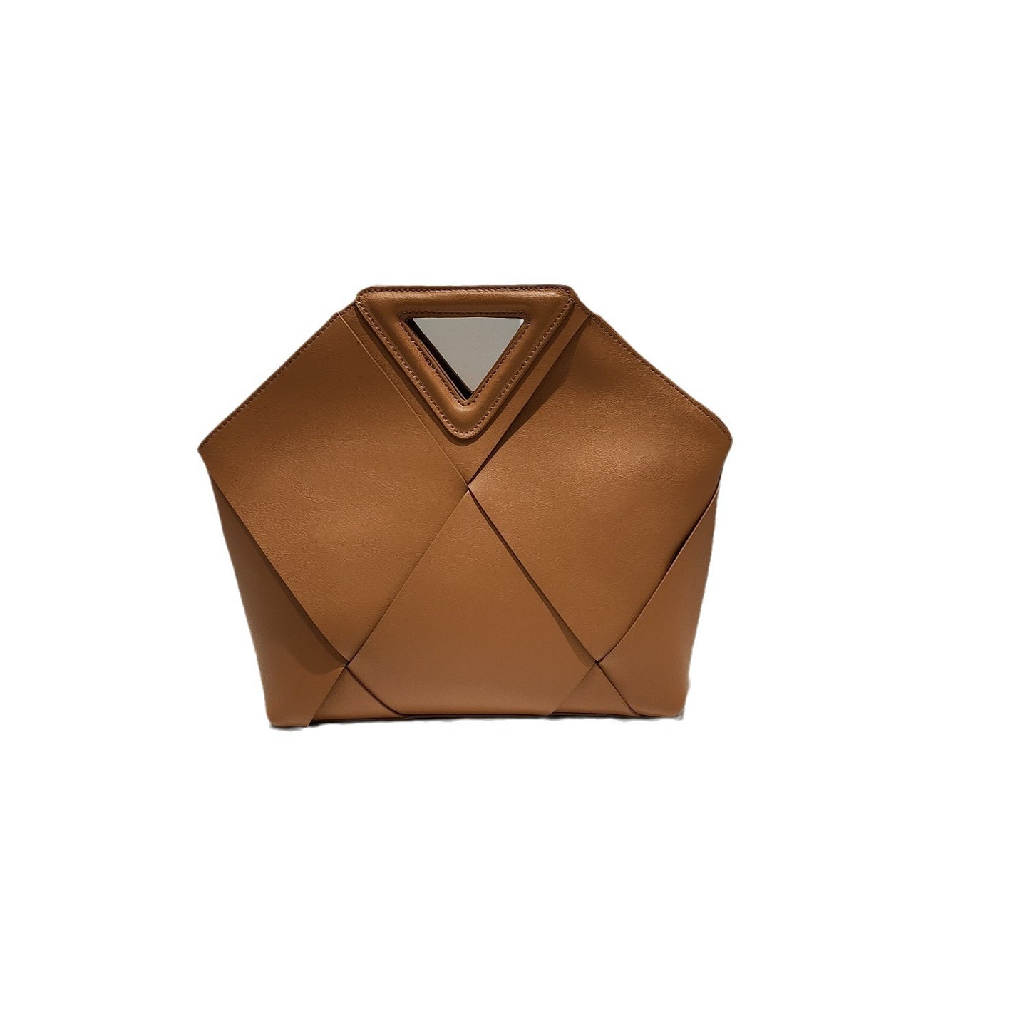 2024新款真皮女包小众轻奢手提编织包时尚高级感大容量单肩斜挎包