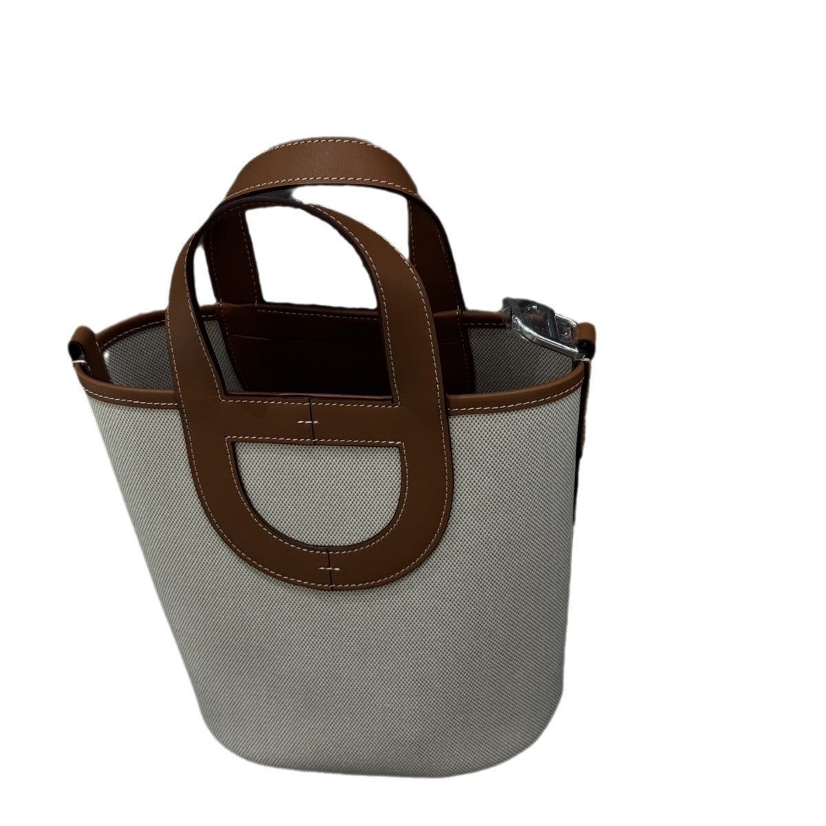 高级感猪鼻子包包大容量女包2024新款真皮小众水桶包斜挎菜篮子包