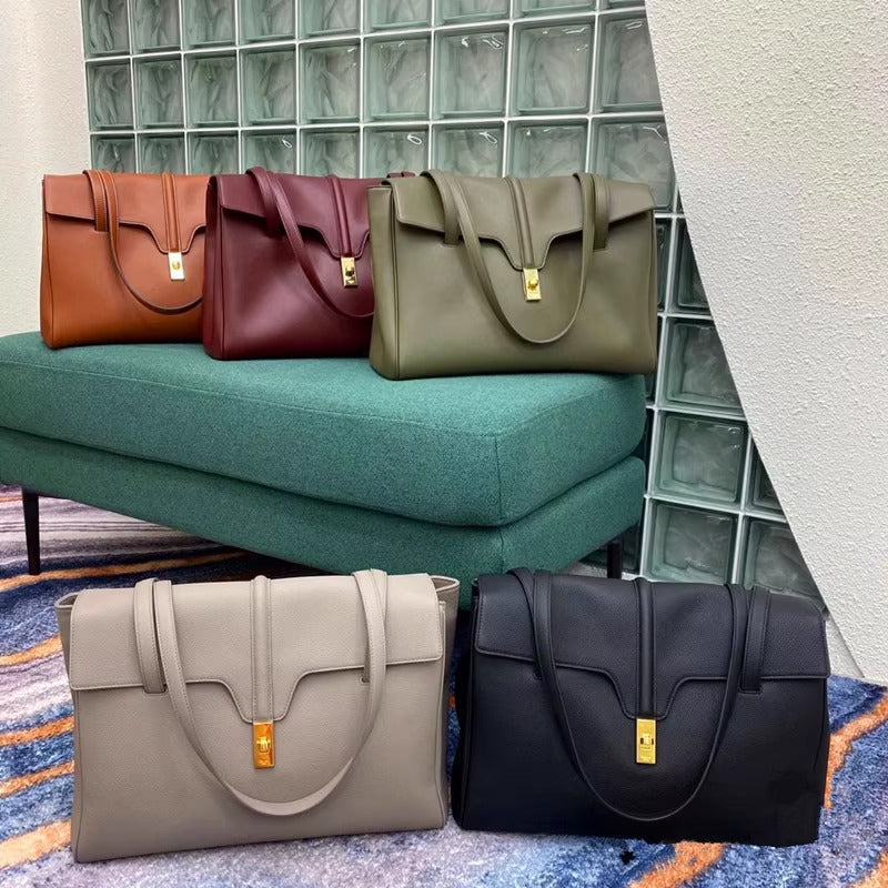 大气上班通勤包包女时尚大容量tote旅行托特包soft16单肩电脑大包