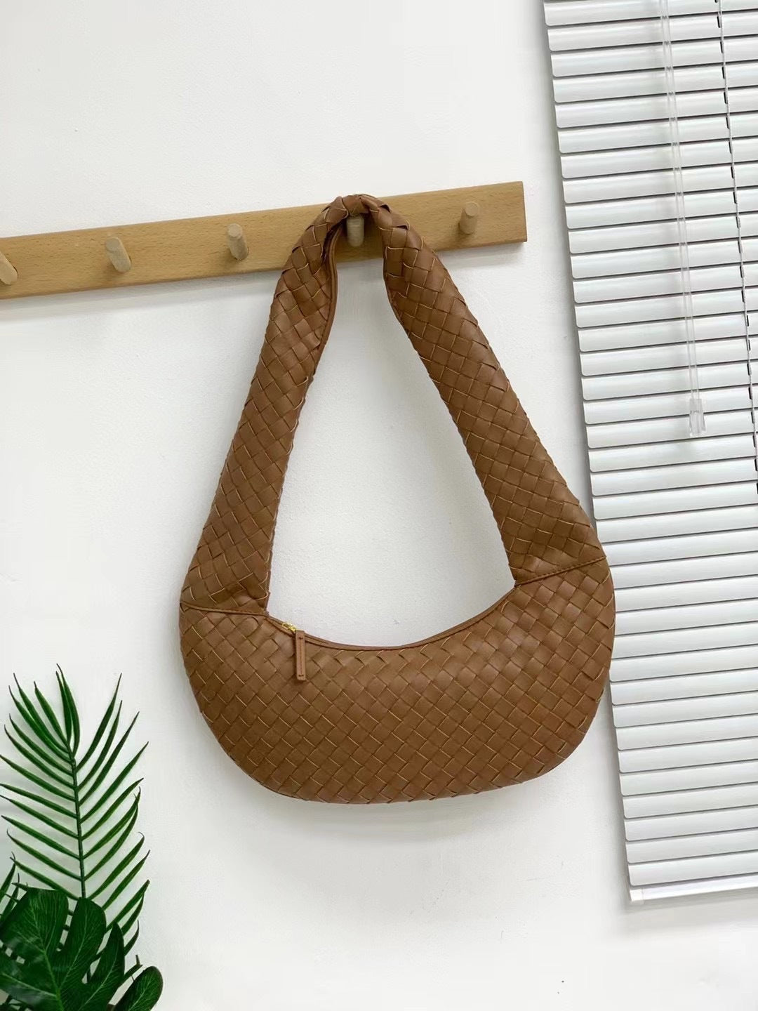 新款编织真皮羊皮和尚包化缘包托特包单肩手提女包大容量购物袋