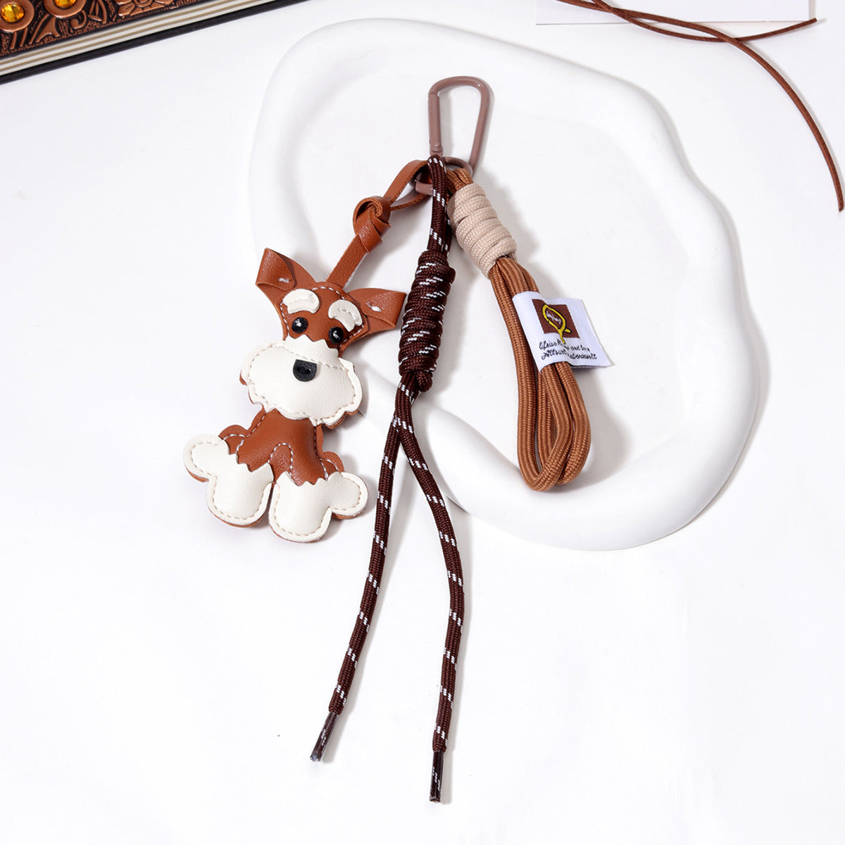 手工DIY碱水面包钥匙扣秋冬美拉德系可爱面包挂件学生情侣书包装