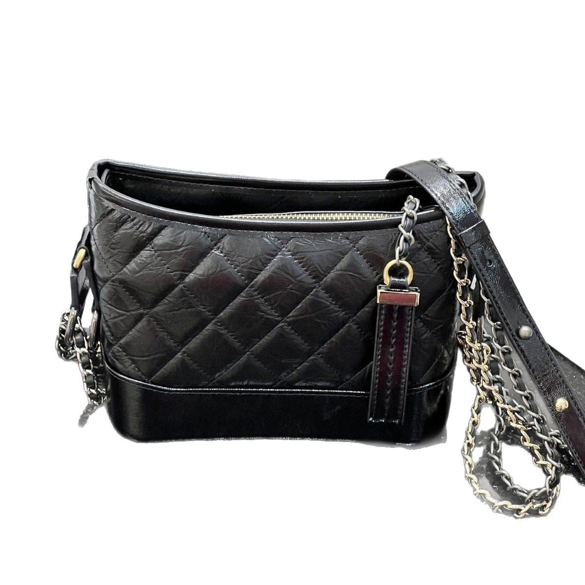 斜挎包女时尚潮流小香风菱格双挎链条包百搭流浪包通勤风微商代发