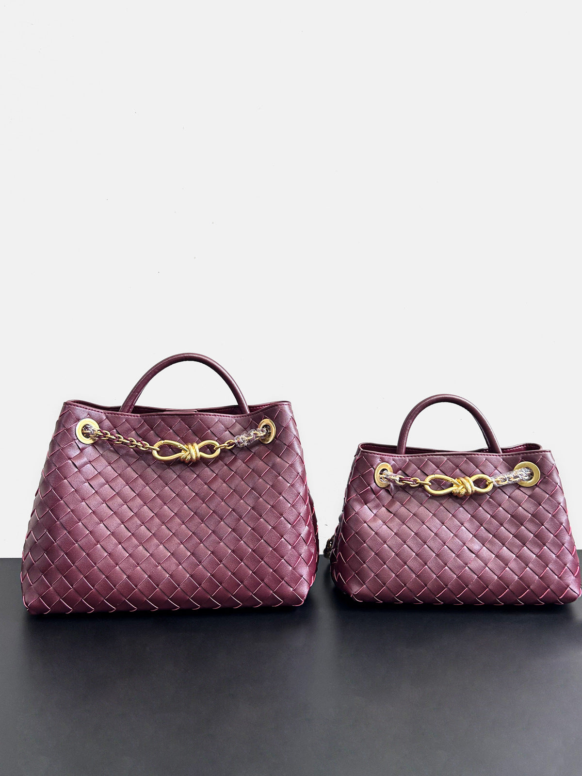 2024夏季新款编织蝴蝶结大容量真皮双肩女包单肩斜跨手提包