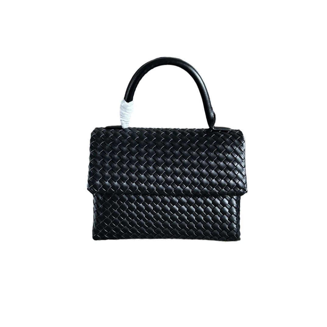 纯手工编织新款腋下包时尚百搭通勤大容量手提包潮流质感斜挎女包