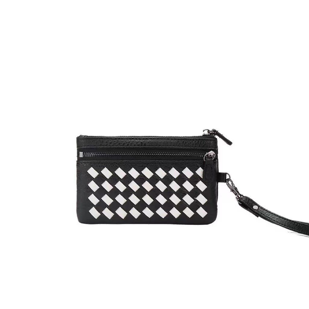 2025秋冬季口红零钱包批发欧美复古豹纹贝壳包小众精致迷你硬币包