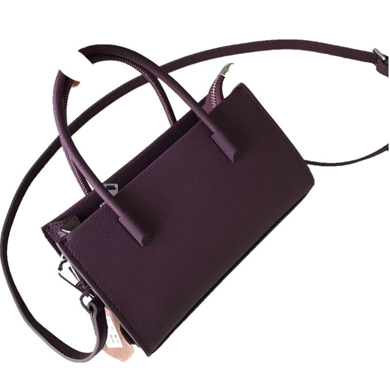 头层togo牛皮新款手提小包小众百搭单肩斜挎女包直播一件代发批发