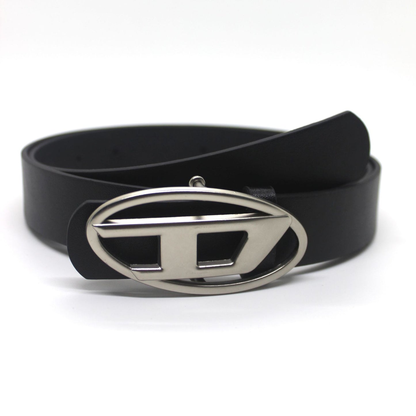 美式复古银色扣D字母腰带男女通用百搭装饰连衣裙牛仔裤皮带工厂