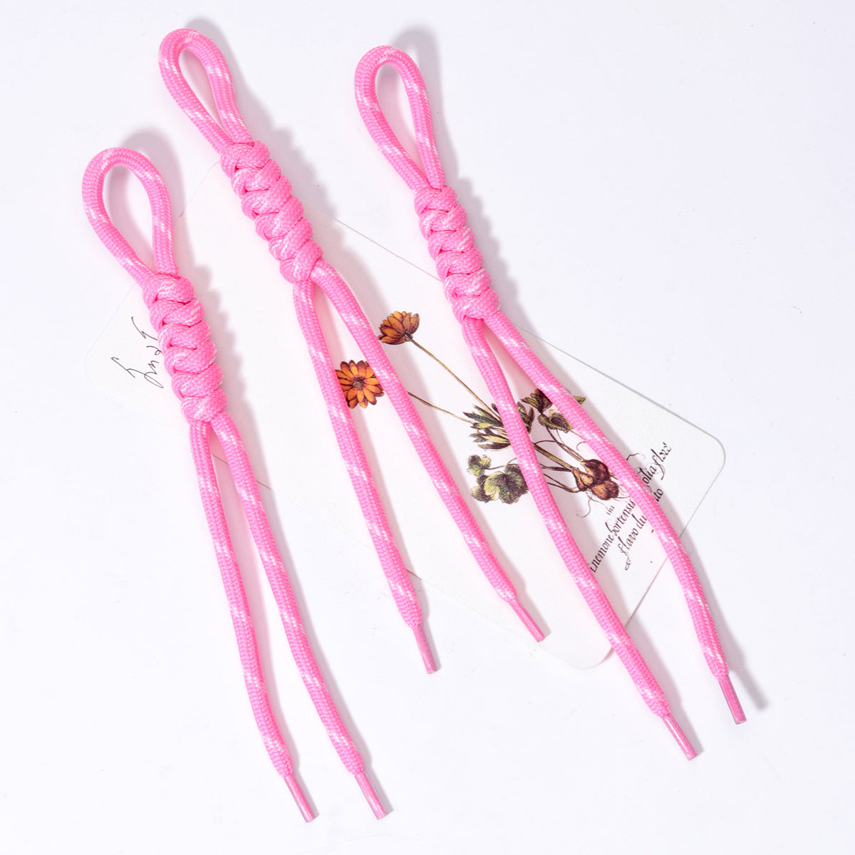 新款欧美波西米亚风涤纶纯手工编织钥匙扣包包挂件批发跨境亚马逊