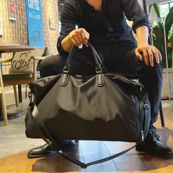 旅行包男手提短途出差旅游行李袋女简约大容量干湿分离运动健身包