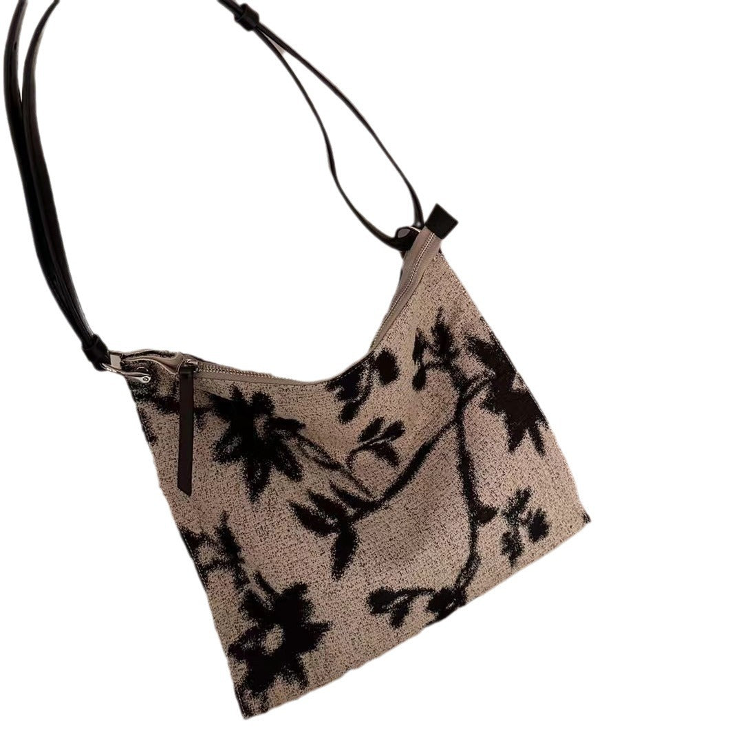 新中式国风洋气大容量包包女2024新款夏季上班通勤斜挎单肩托特包