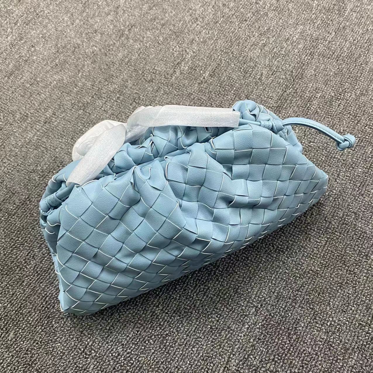 包包女皱褶饺子包真皮云朵包牛皮编织单肩斜挎包阿希歌同款时尚