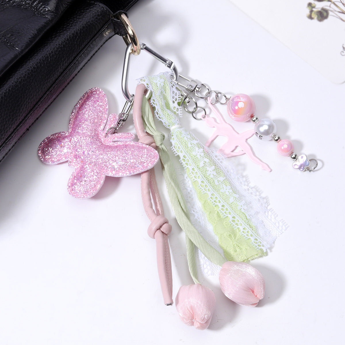 源头工厂PU皮流苏挂件合金挂件包挂吊饰钥匙扣批发厂货现货直供