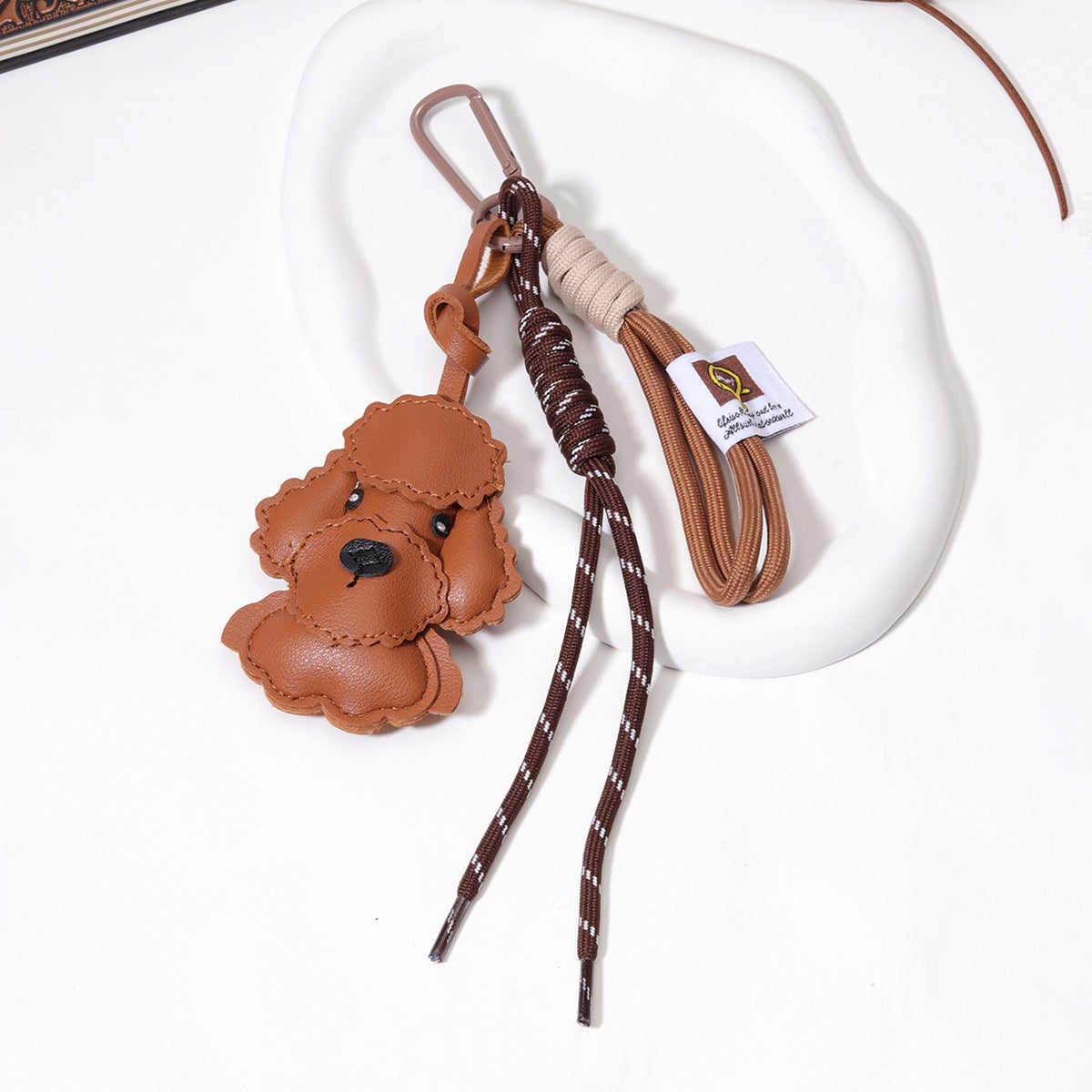 手工DIY碱水面包钥匙扣秋冬美拉德系可爱面包挂件学生情侣书包装