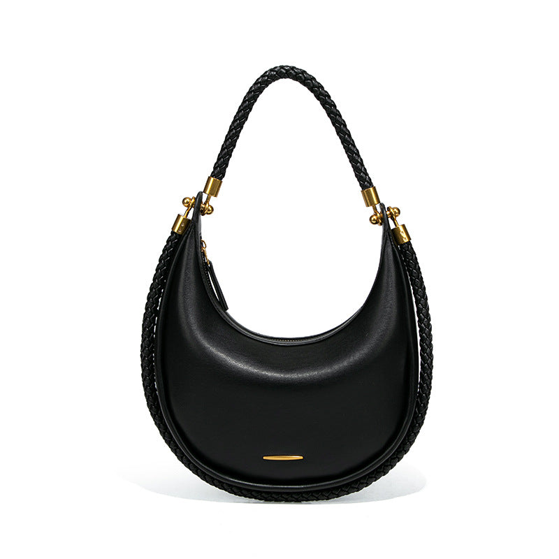 2025新品小众月牙包高级感时尚女包单肩腋下包质感潮流手提新月包