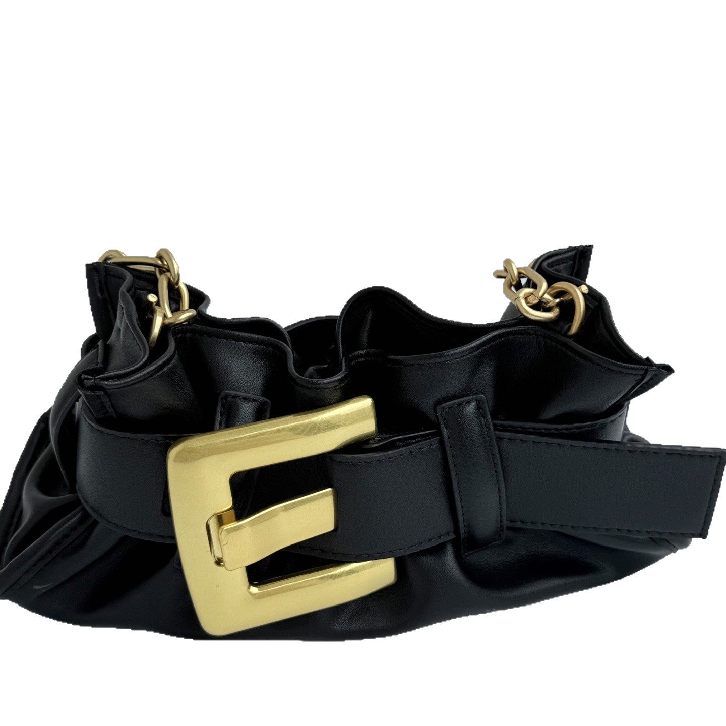 2025小众新款油蜡皮复古手提包高级质感PU皮百搭单肩斜挎包腋下包