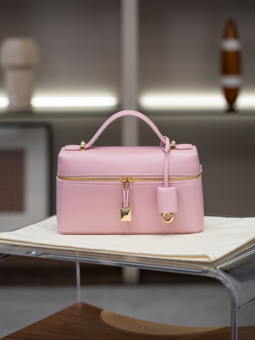 2025夏季款包包百搭牛皮lp饭盒包小众高级感真皮女包跨境斜挎包