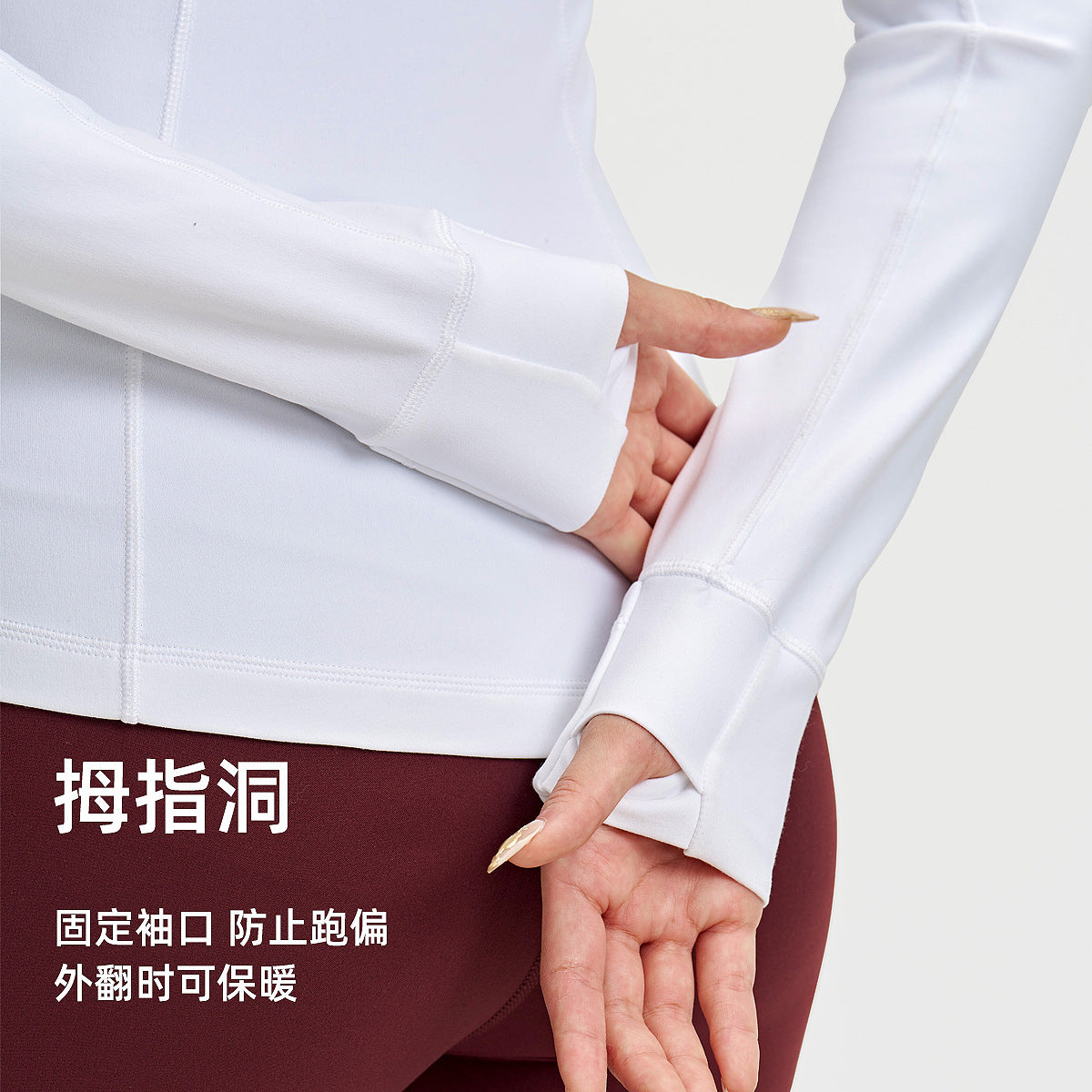 lulu连帽瑜伽服女修身显瘦拉链上衣速干健身服长袖户外运动外套