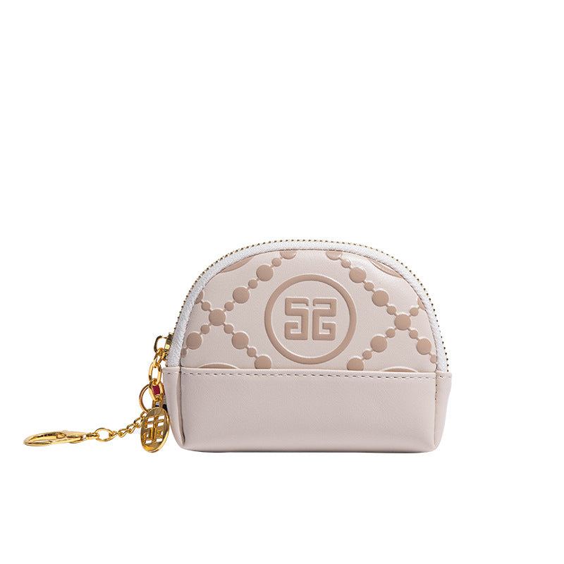 2025夏季新款小清新印花钥匙扣小巧玲笼百搭零钱包卡包女厂家直销