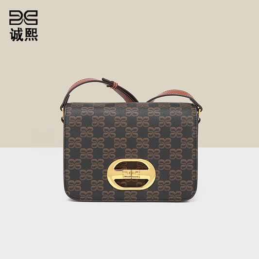 高级感小众复古小方包跨境潮流时尚单肩女包秋冬新款质感斜挎包包