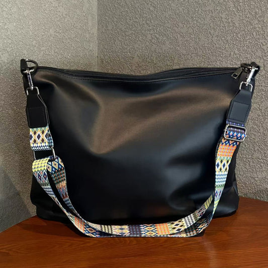 大容量托特包百搭黑色单肩斜挎包健身ins小众轻奢街头通勤电脑包