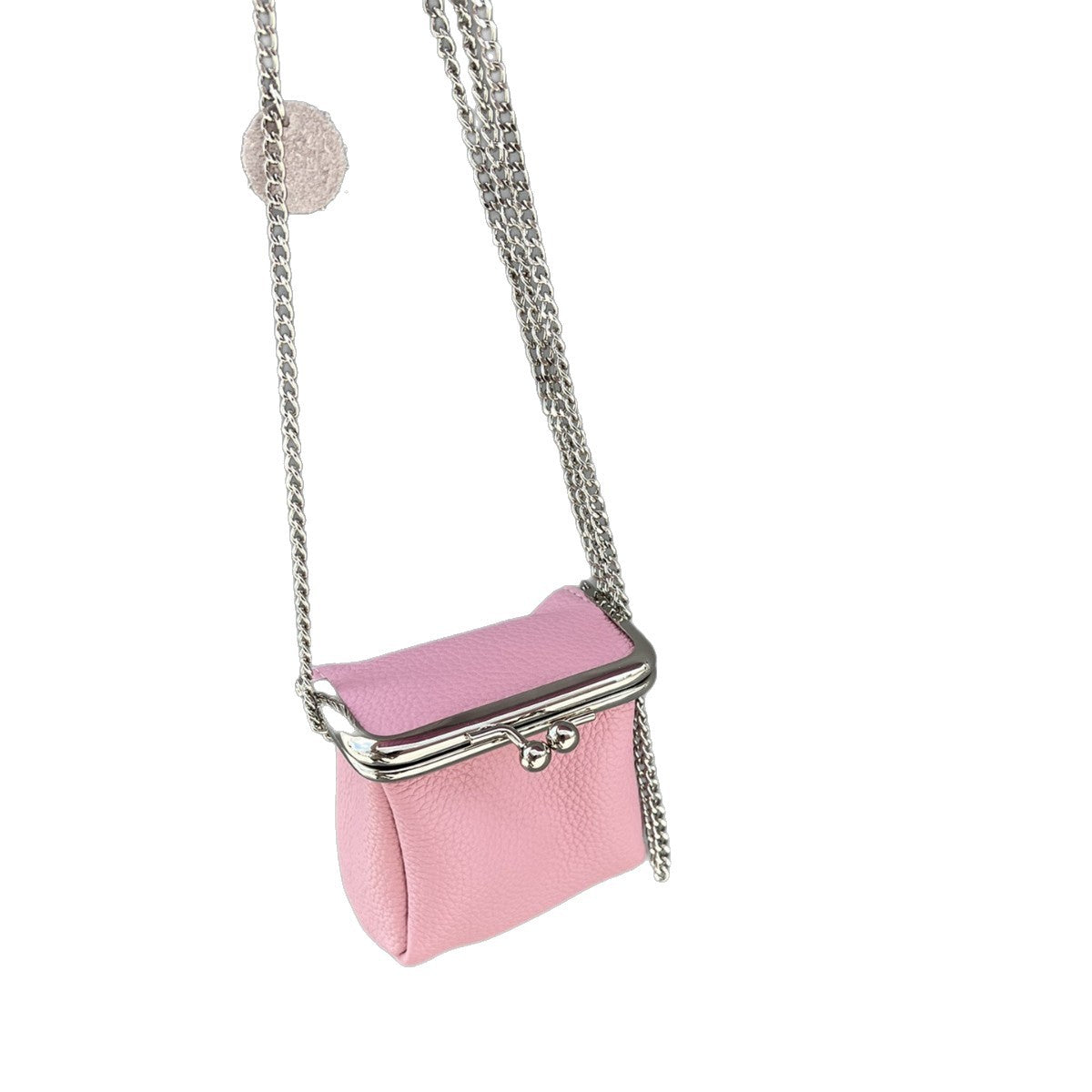 新款真皮迷你口红包ins风头层皮多功能口红盒便捷零钱硬币收纳包