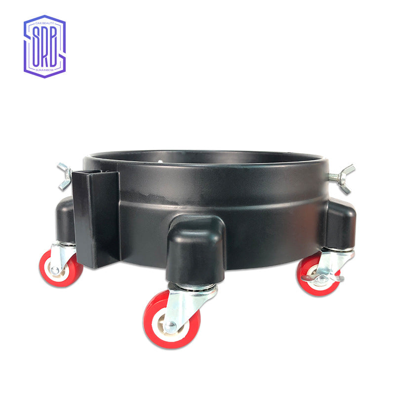 跨境热销斯锐博砂石过滤网滑轮式洗车桶多功能洗盘器加厚收纳桶