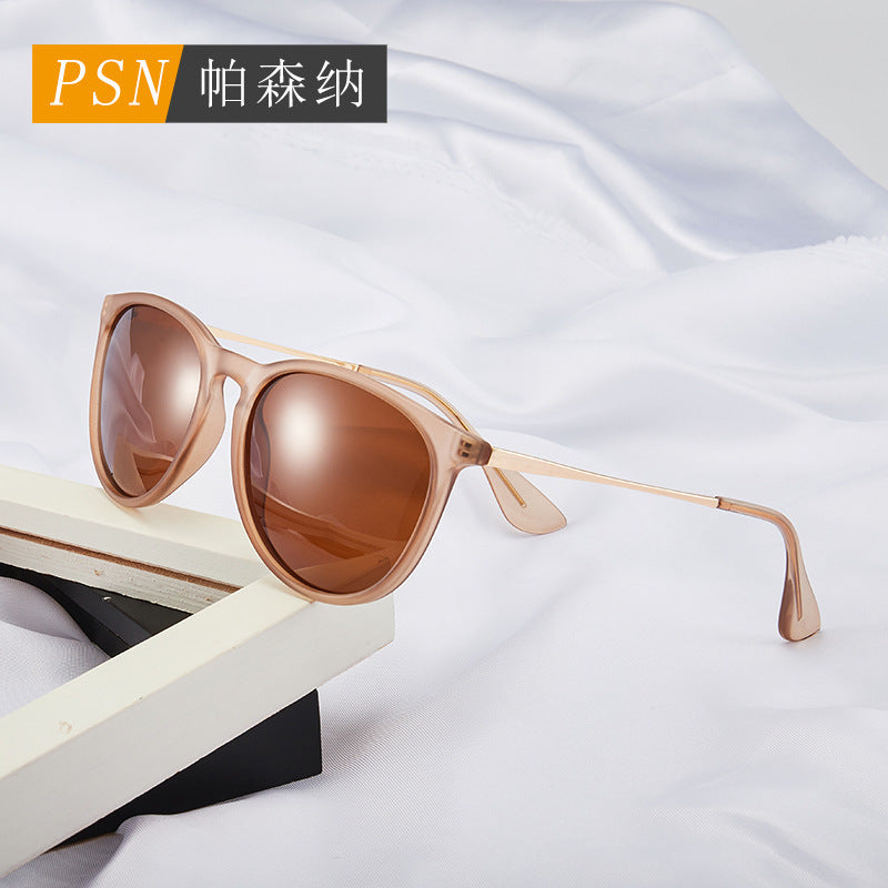 4171跨境偏光太阳镜 欧美亚马逊PC全框蛤蟆镜女士墨镜时尚太阳镜
