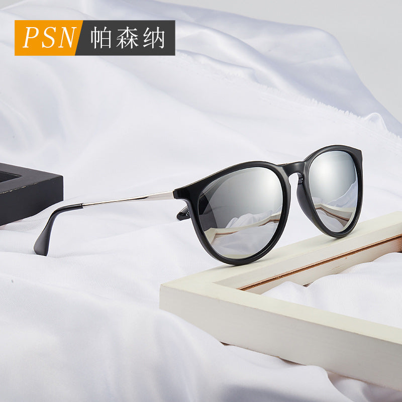 4171跨境偏光太阳镜 欧美亚马逊PC全框蛤蟆镜女士墨镜时尚太阳镜