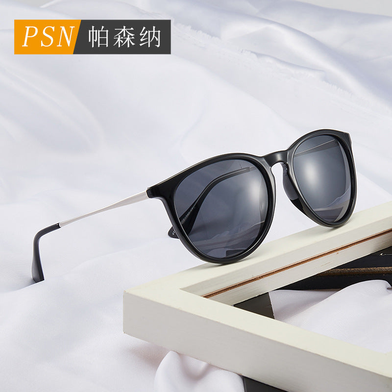4171跨境偏光太阳镜 欧美亚马逊PC全框蛤蟆镜女士墨镜时尚太阳镜