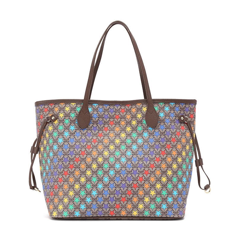 工厂直销外贸经典女包一件代发2025新款欧美时尚PVC单肩包手提包