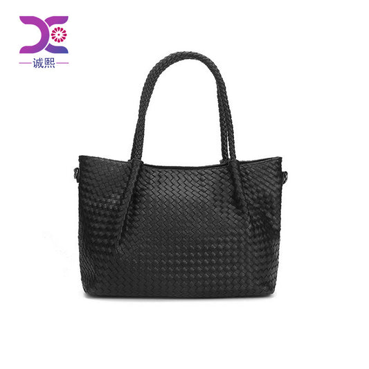 女包批发2025新款编织大容量单肩包手提女士包包托特包 一件代发