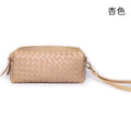 2024春季新款pu韩版女包编织手拿包韩版单肩女士斜跨迷你小方包