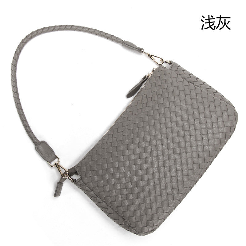 工厂直销女包批发 2024新款韩版单肩包编织手提包时尚包包斜跨包