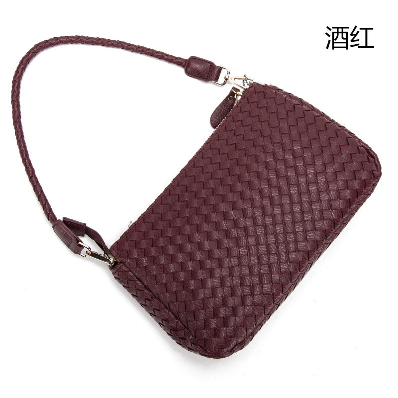 工厂直销女包批发 2024新款韩版单肩包编织手提包时尚包包斜跨包