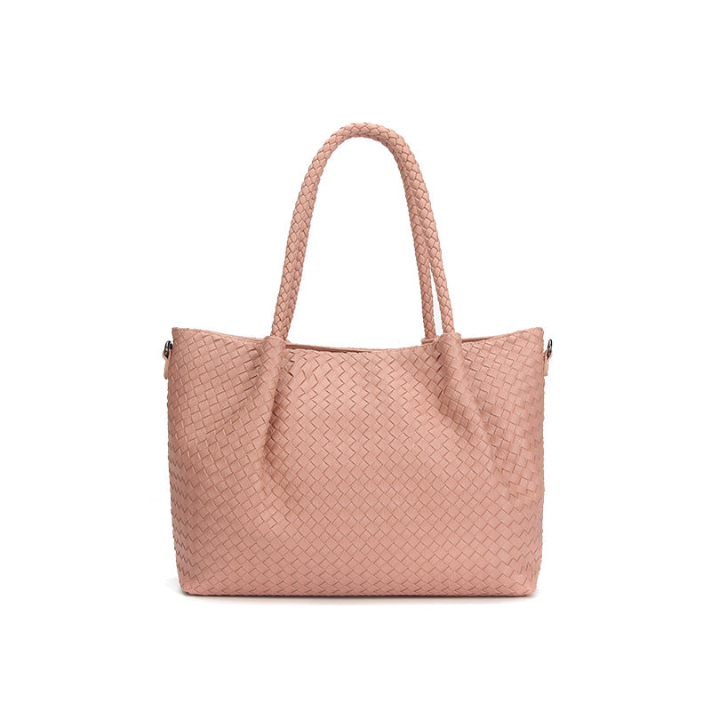 女包批发2025新款编织大容量单肩包手提女士包包托特包 一件代发