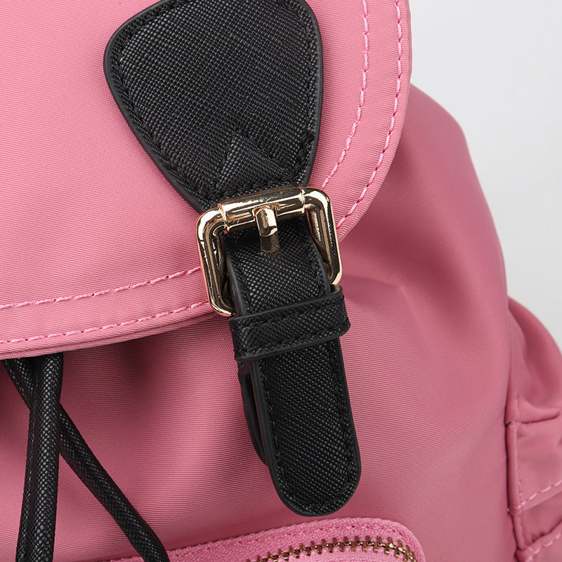 2024早春包包女韩版双肩包2023新款牛津时尚学生书包背包一件代发