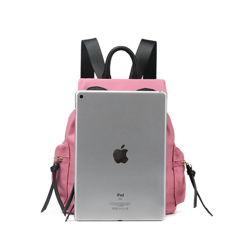 2024早春包包女韩版双肩包2023新款牛津时尚学生书包背包一件代发